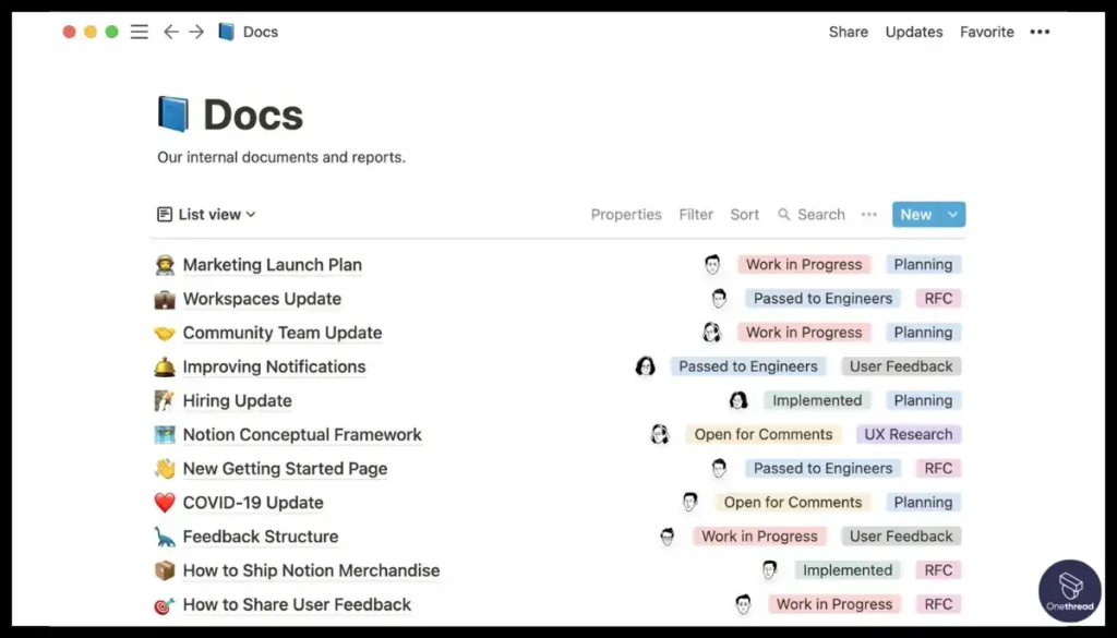 Notion- Data and file management.