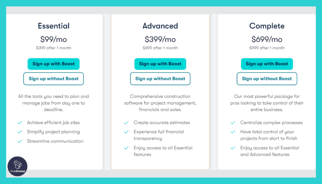 Buildertrend-Pricing