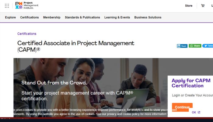 CAPM (Certified Associate in Project Management) Certification