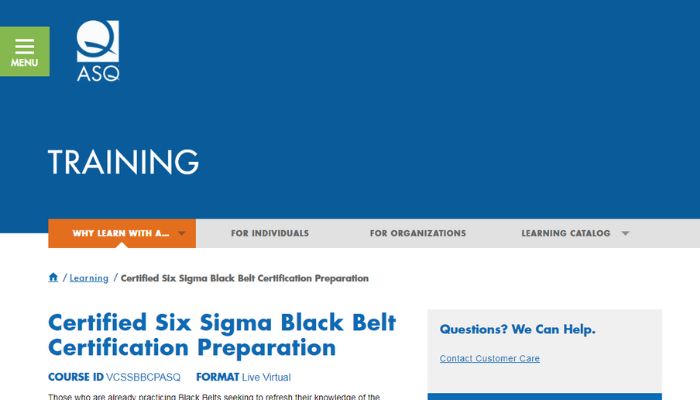 CSSBB: Certified Six Sigma Black Belt Certification