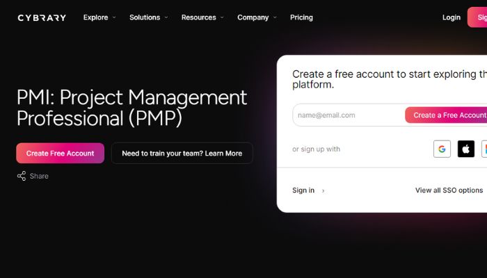  Cybrary – Project Management Professional (PMP)