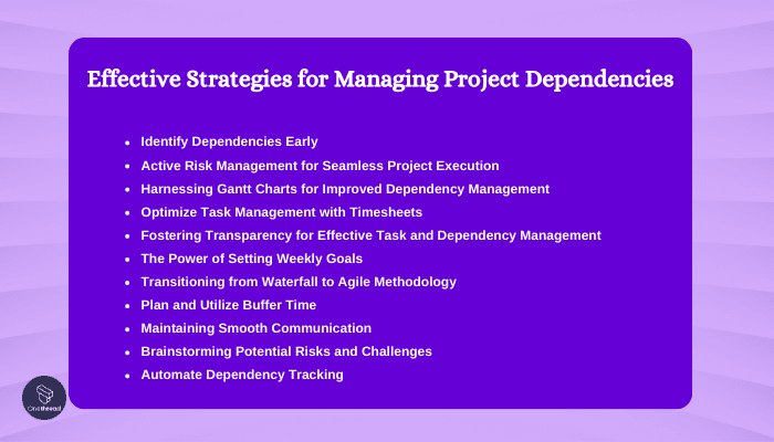 Effective Strategies for Managing Project Dependencies