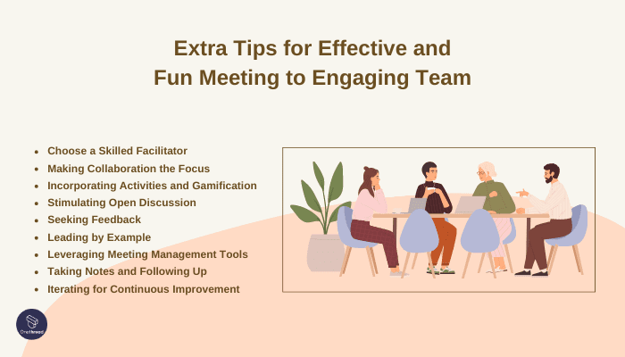 Extra Tips for Effective and Fun Meeting to Engaging Team