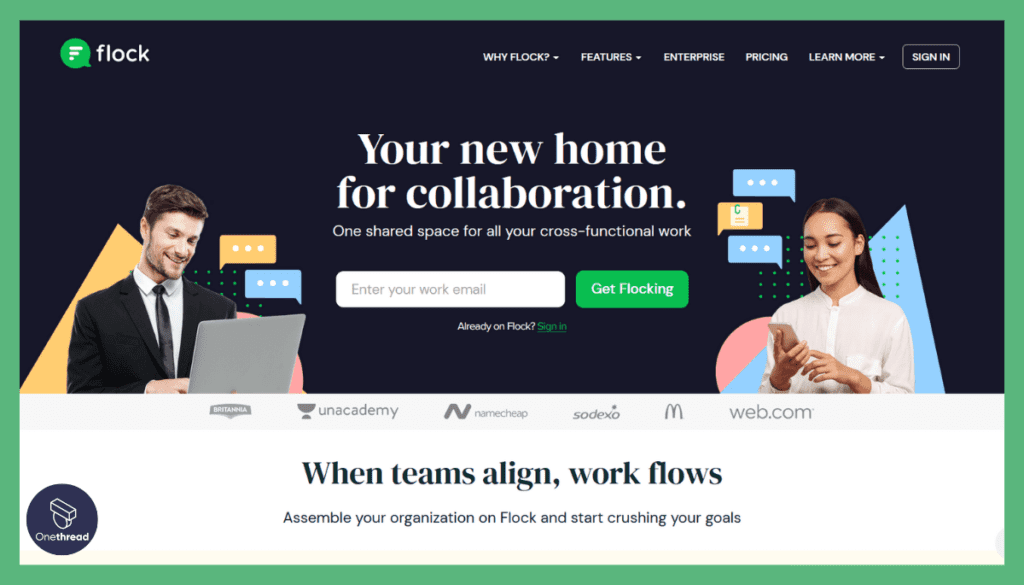 Flock Homepage