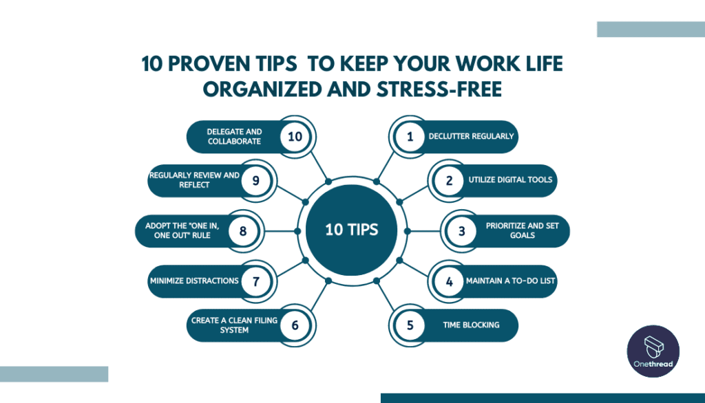 How to Stay Organized at Work