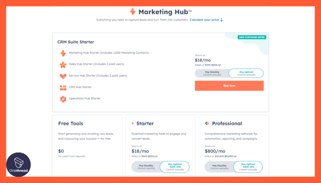 HubSpote-Pricing