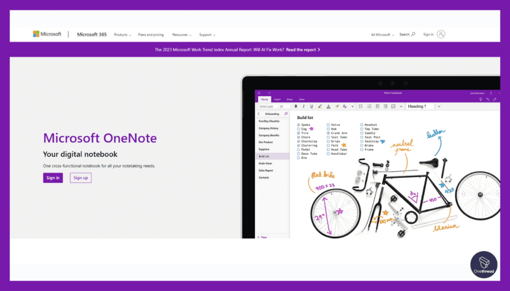 Microsoft OneNote-Home