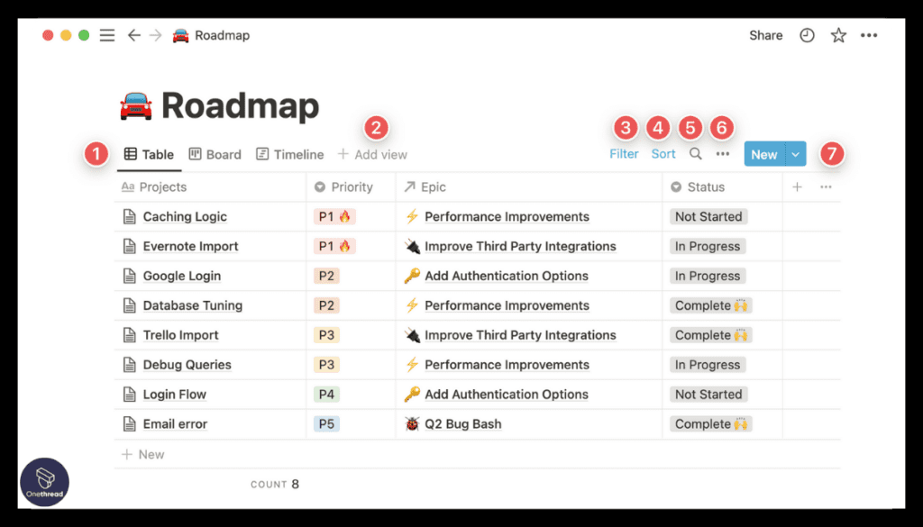 Notion-Database and Knowledge Base