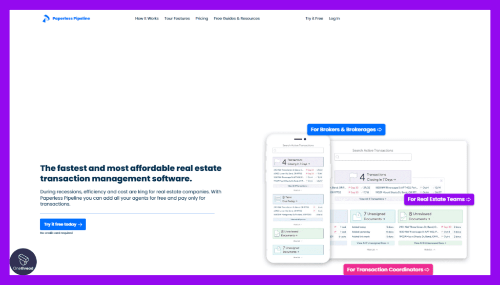 Paperless Pipeline-Home