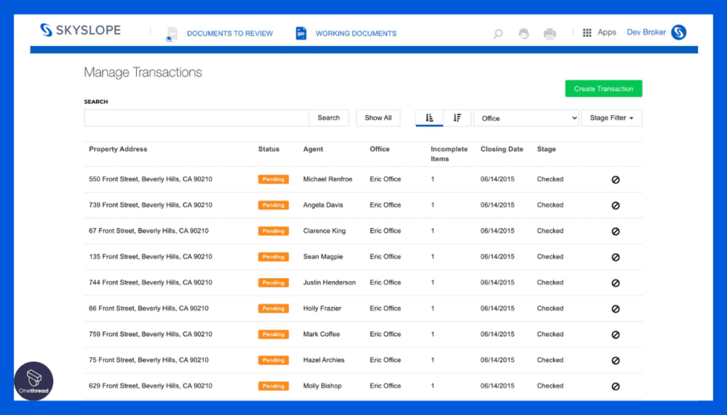 Skyslope-Digital Transaction Management