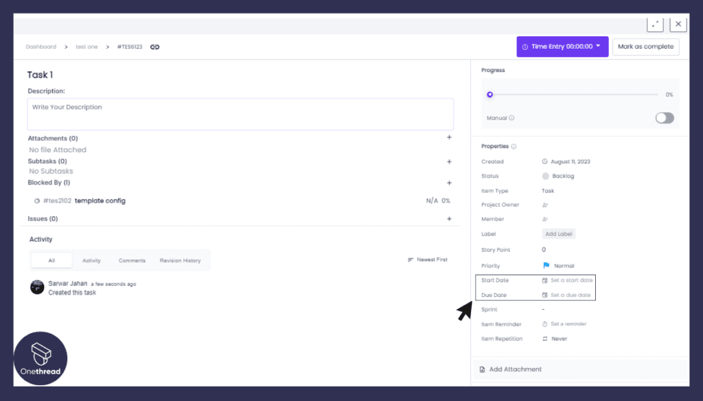 Transparency with Task Assignments and Deadlines