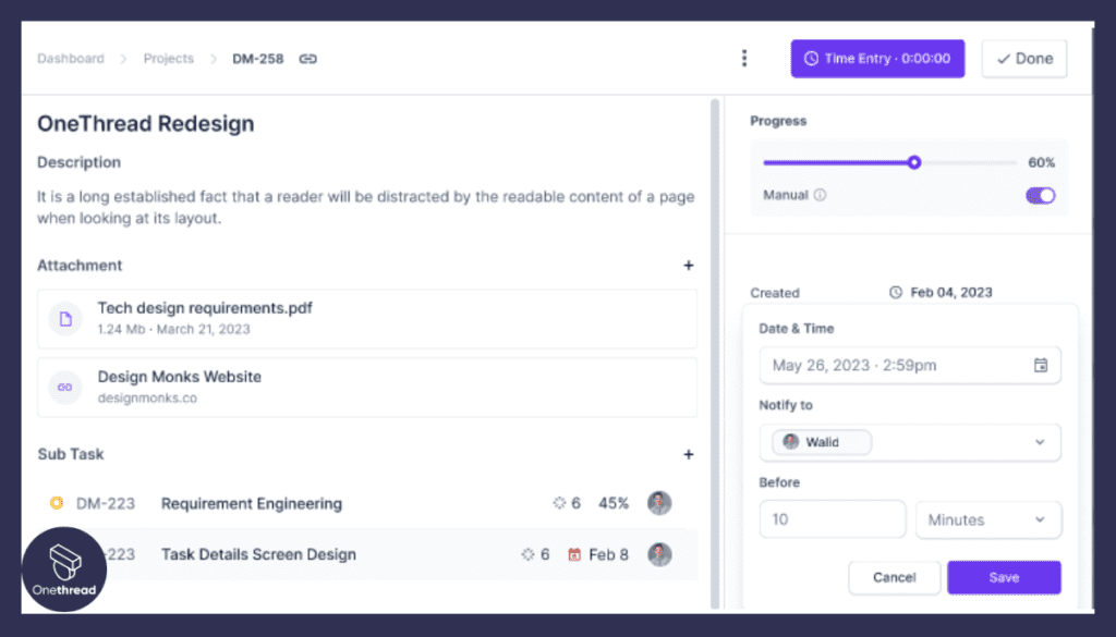 Comprehensive Task Management