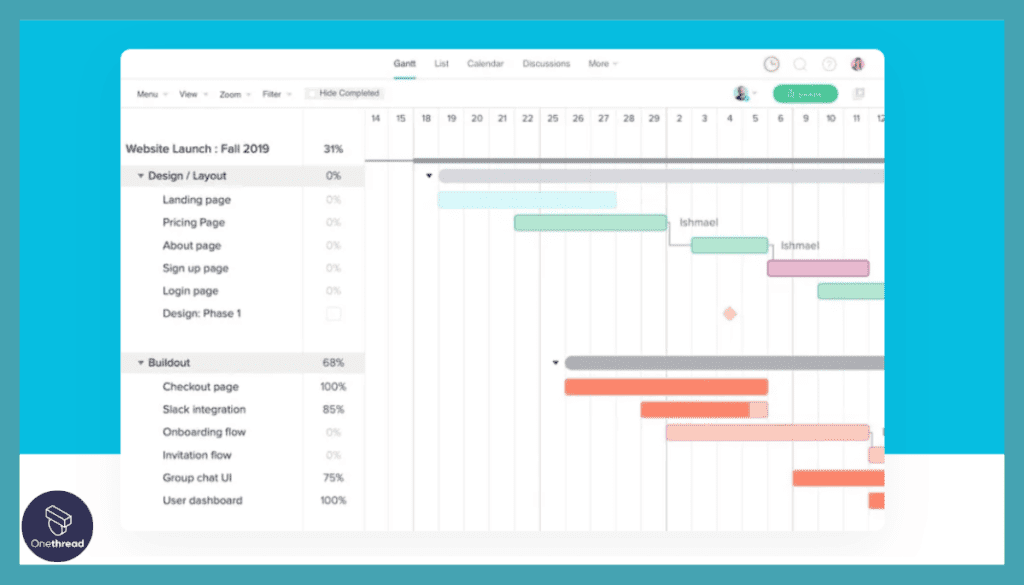 Teamgantt-Feature