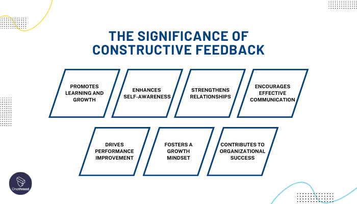 The Significance of Constructive Feedback