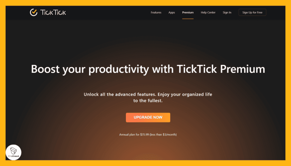 TickTick-Price