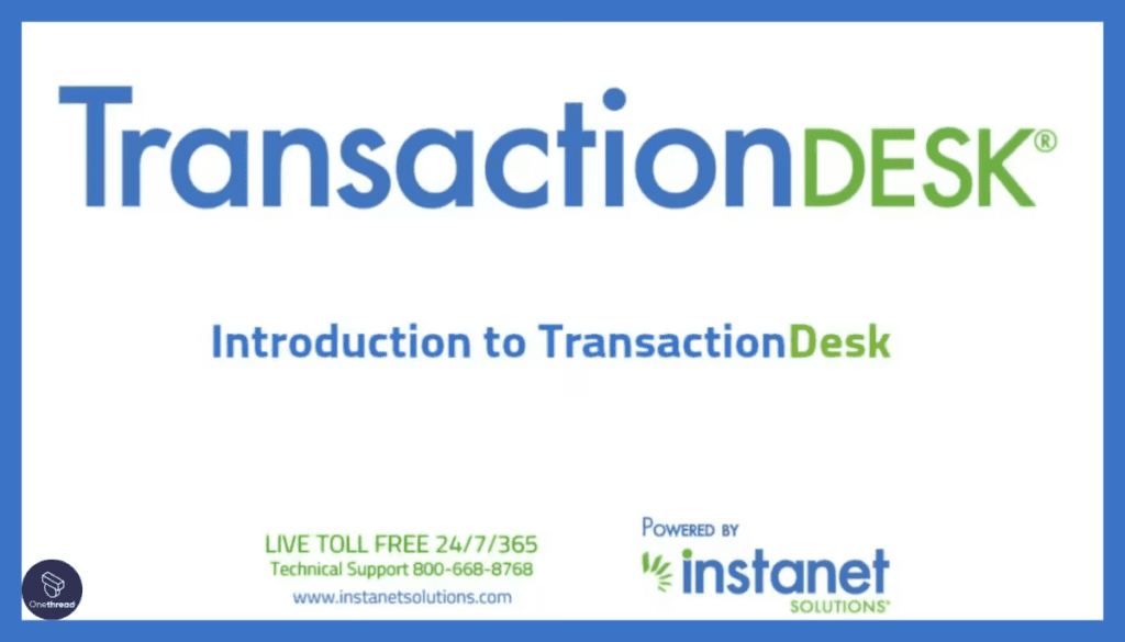 TransactionDesk