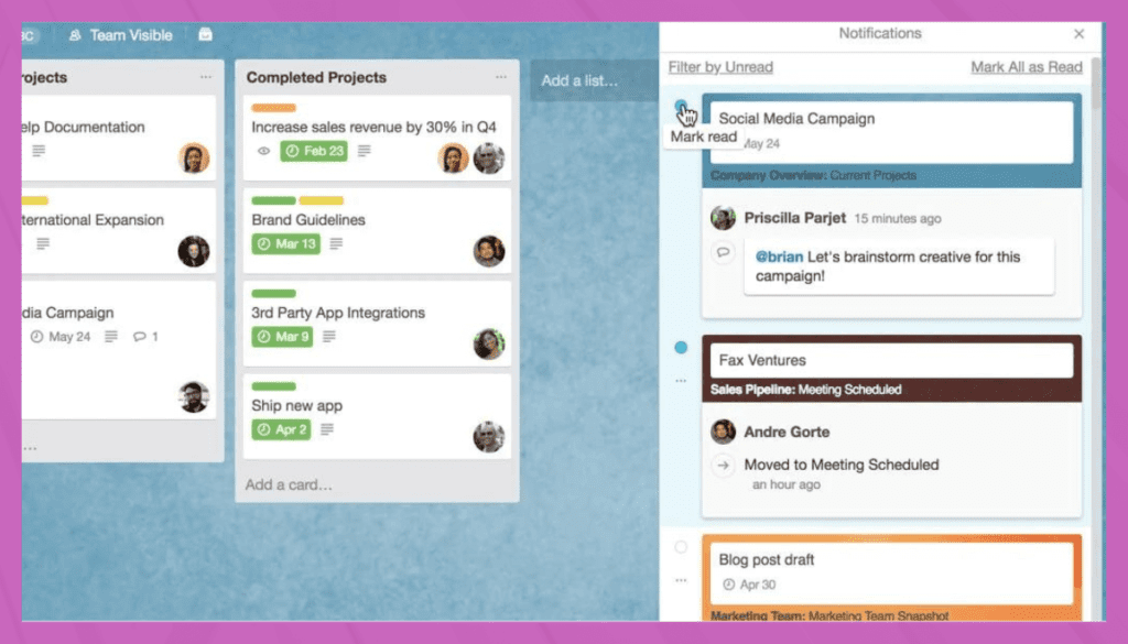 Trello-Notifications and Reminders