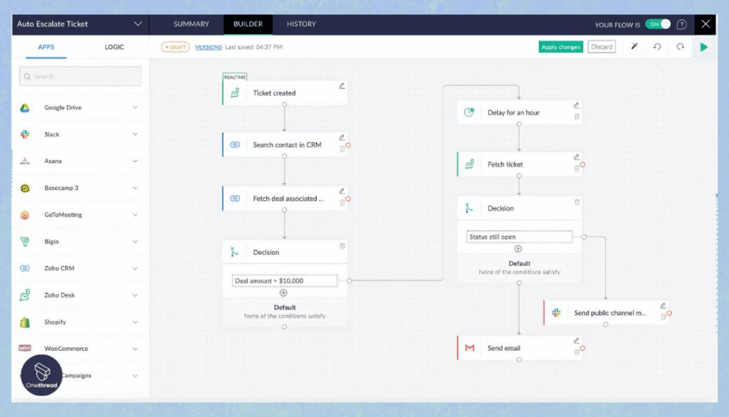 Zoho Flow-Feature