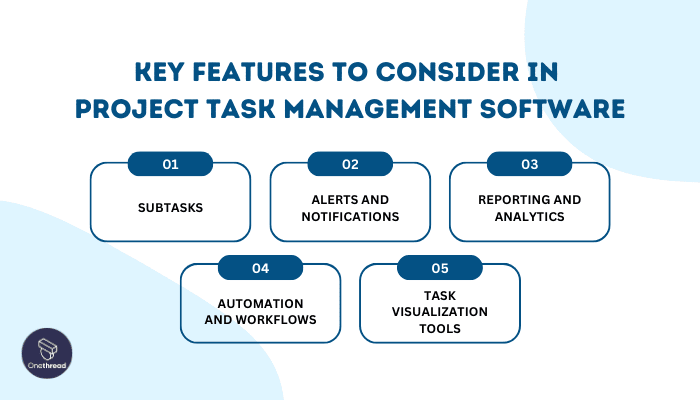 Key Features to Consider in Project Task Management Software