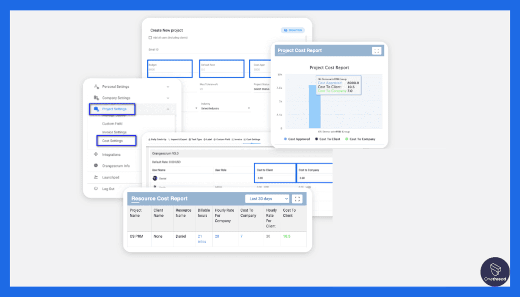 OrangeScrum-Budgeting and Expense Tracking