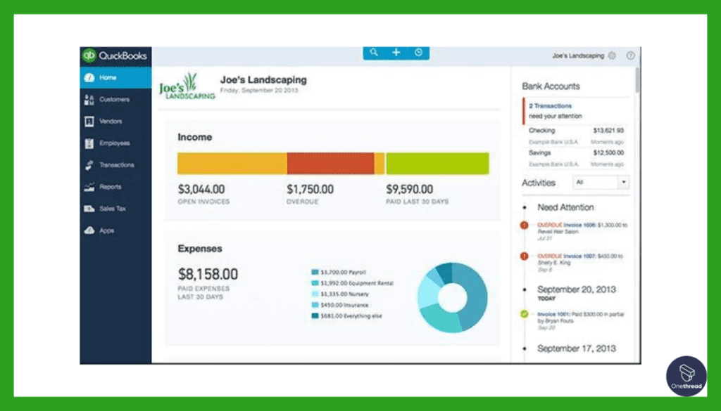 QuickBooks Online-Cash Flow Management