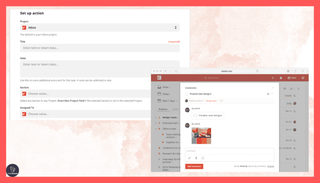Todoist-Notes and Attachments