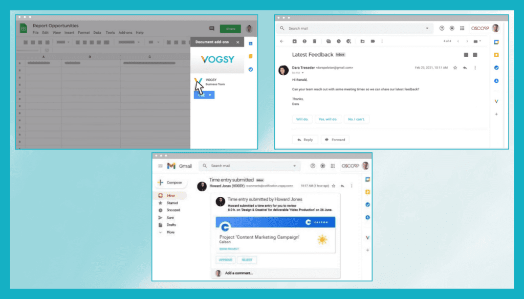 VOGSY-Integrated Google Workspace