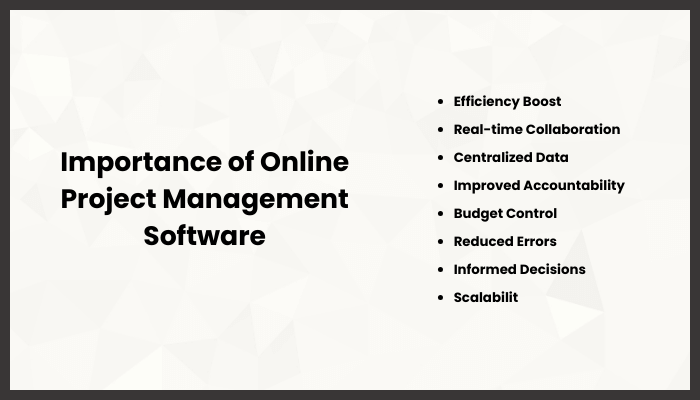 Why Online Project Management Software Is Important to Your Business