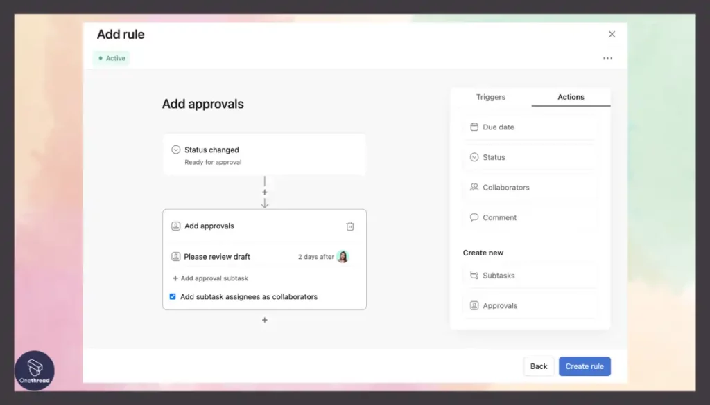 Asana-Automation for Approvals and Requests.