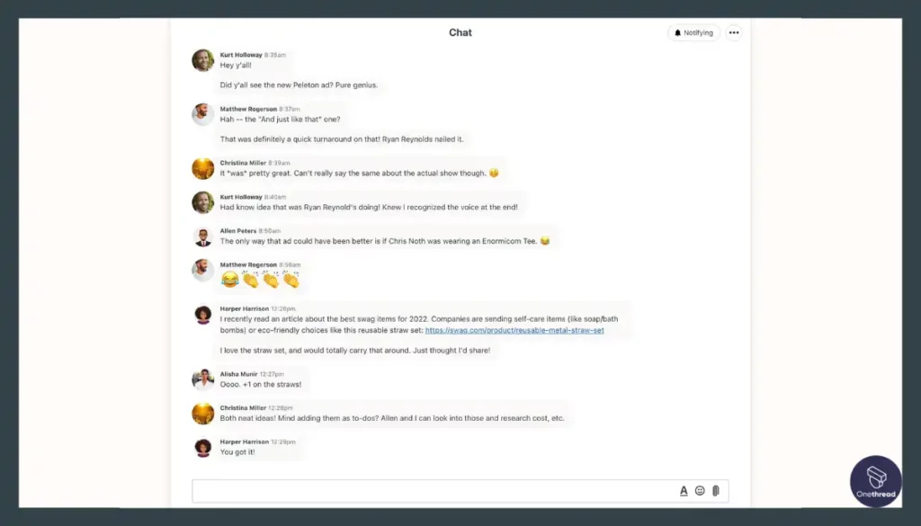 Basecamp-Real-Time Group Chat.