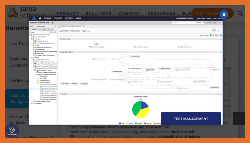 Jama Software-Test Management