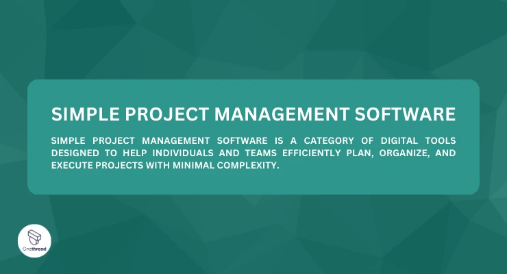 Simple Project Management Software