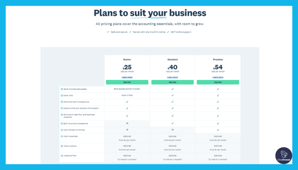 Xero-Pricing