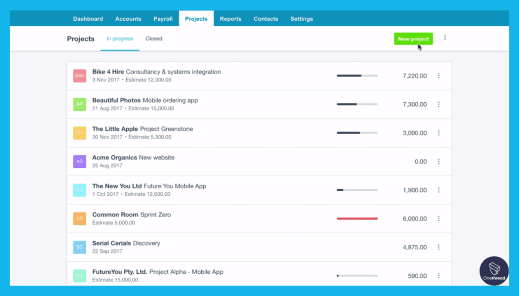 Xero-Project Management