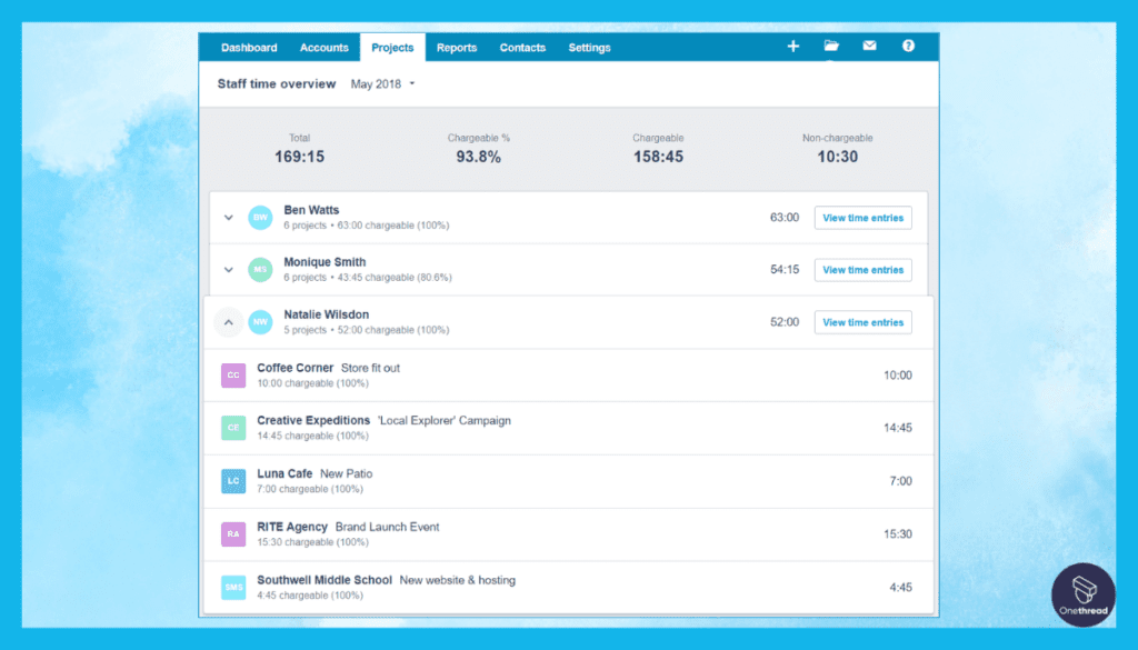 Xero-Time Tracking