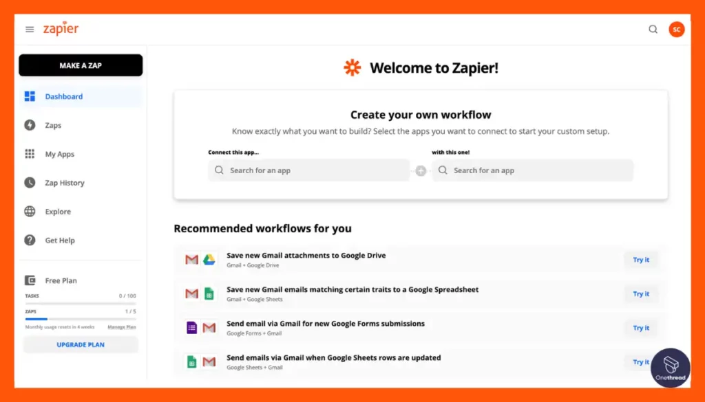 Zapier-Workflows