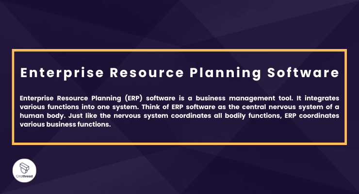 Enterprise Resource Planning Software