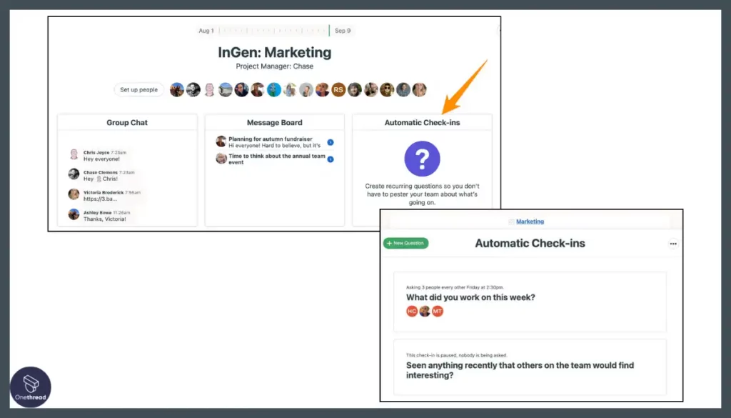 Basecamp- Automatic Check ins