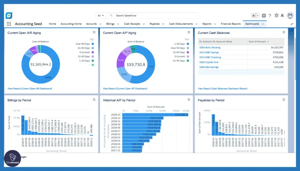 Accounting Seed-Dashboard