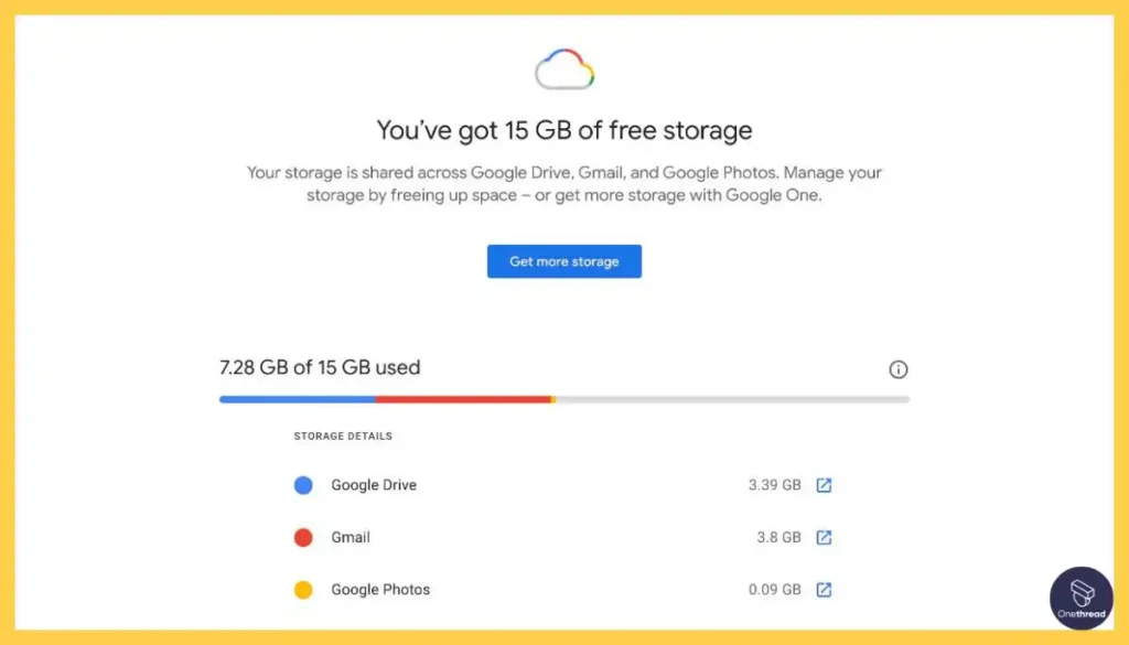 Google Drive-Storage