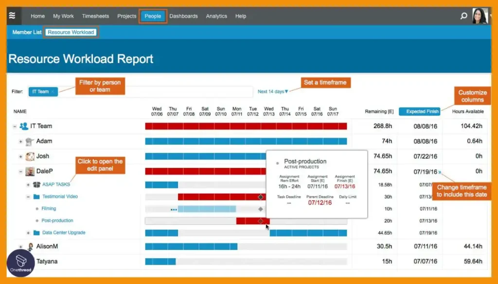 LiquidPlanner-Resource Management