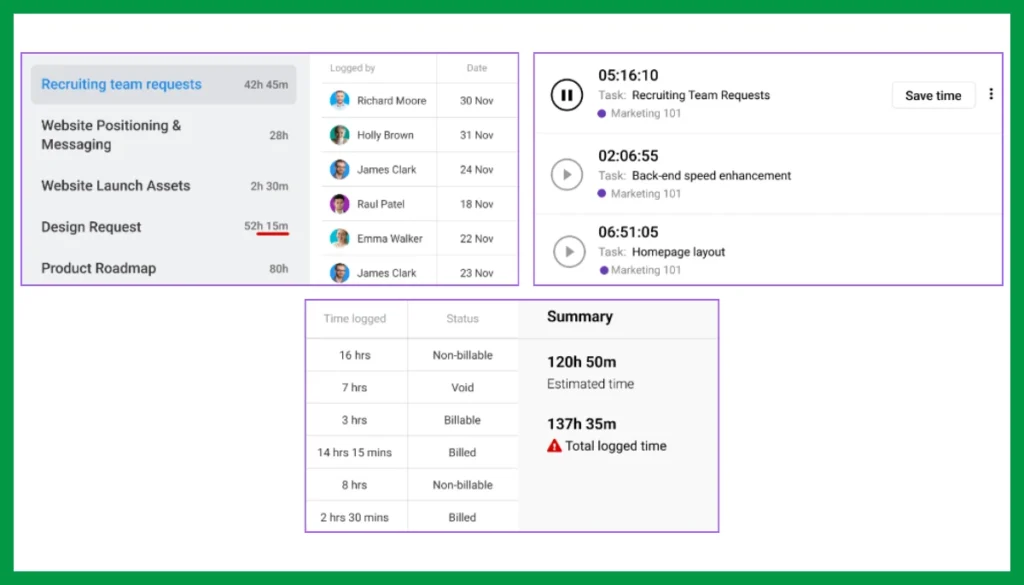 ProofHub-Time Tracking