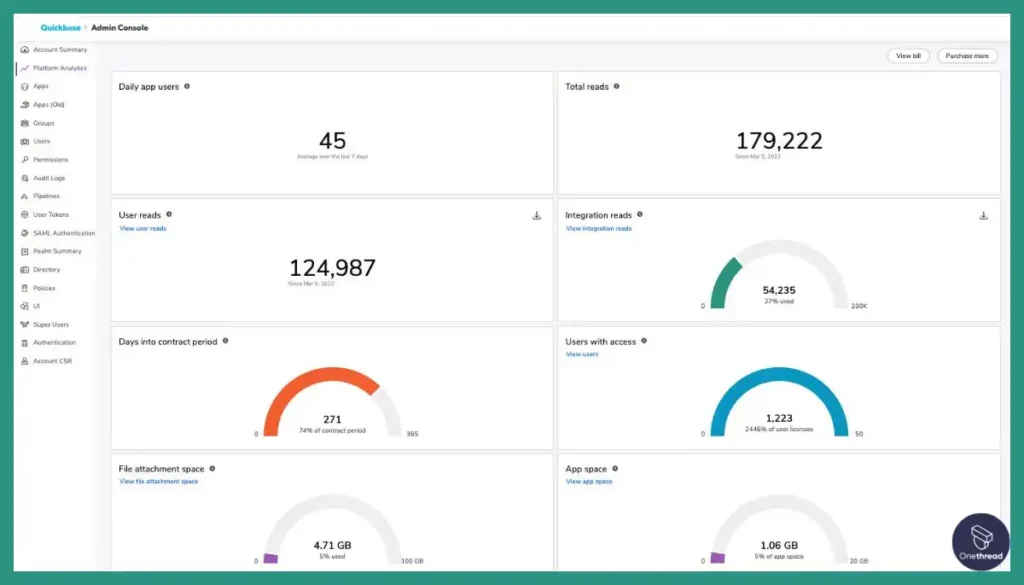 Quickbase-Dashboard