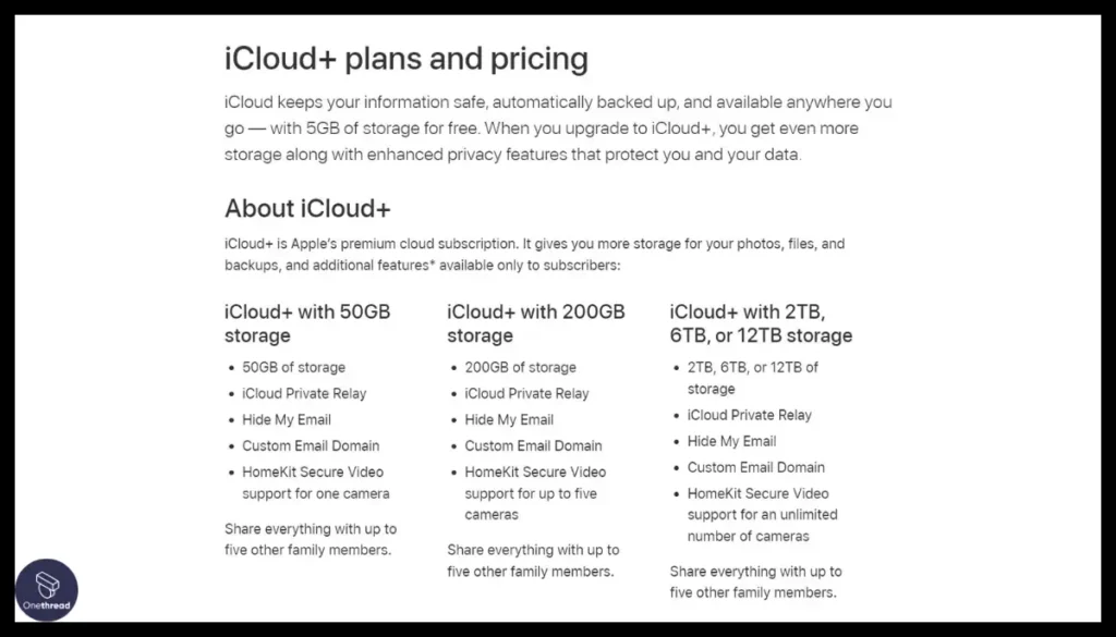 iCloud-Pricing