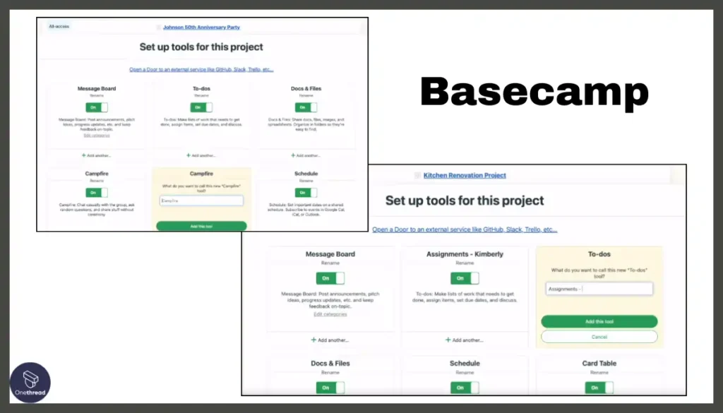 Basecamp-Customization