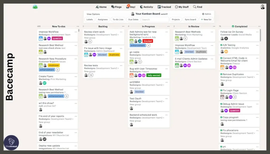 Basecamp-Kanban