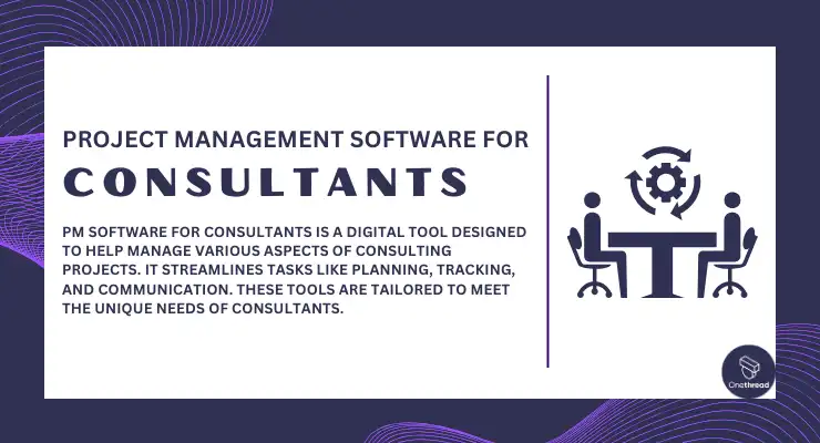 Project Management Software for Consultants.