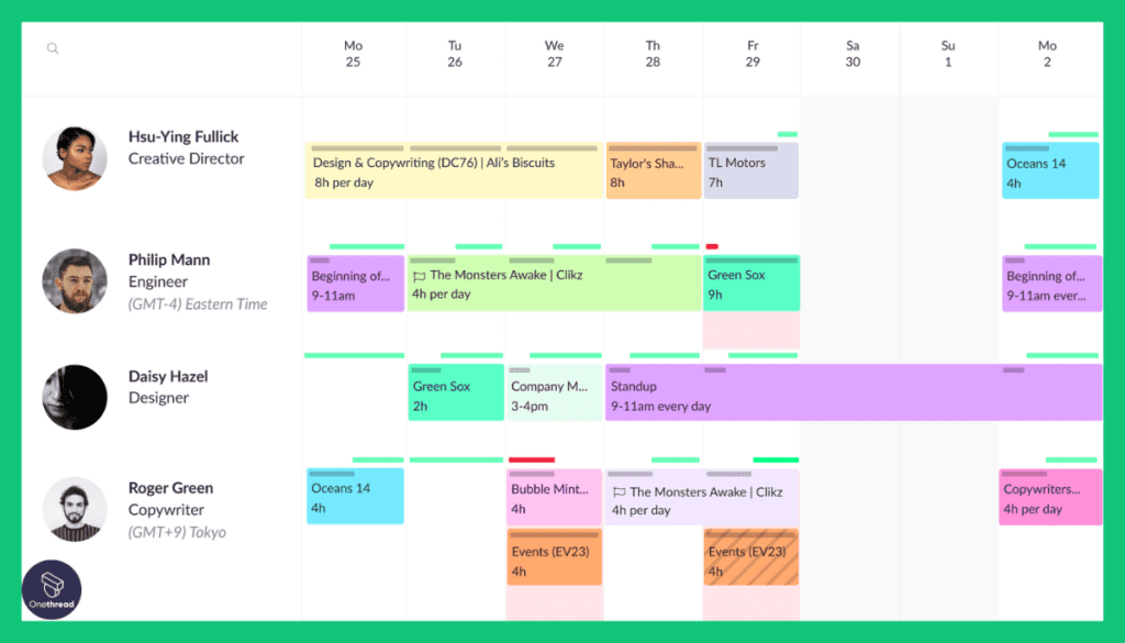 Resource Guru-Resource Scheduling