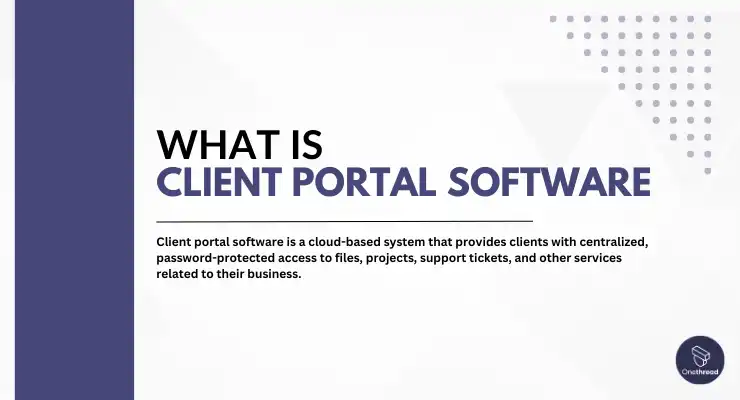 What is Client Portal Software