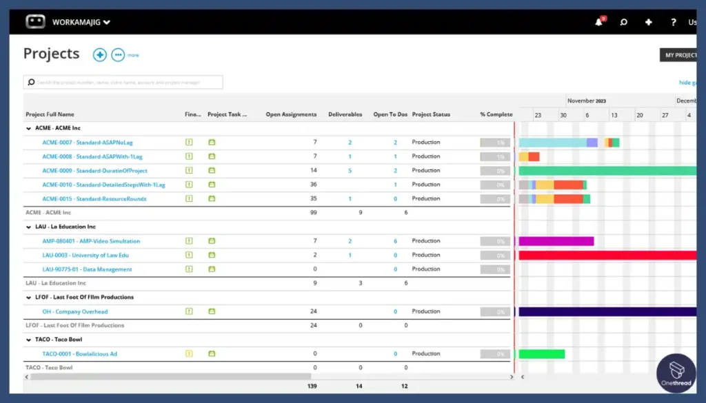 Workamajig-Project Management.